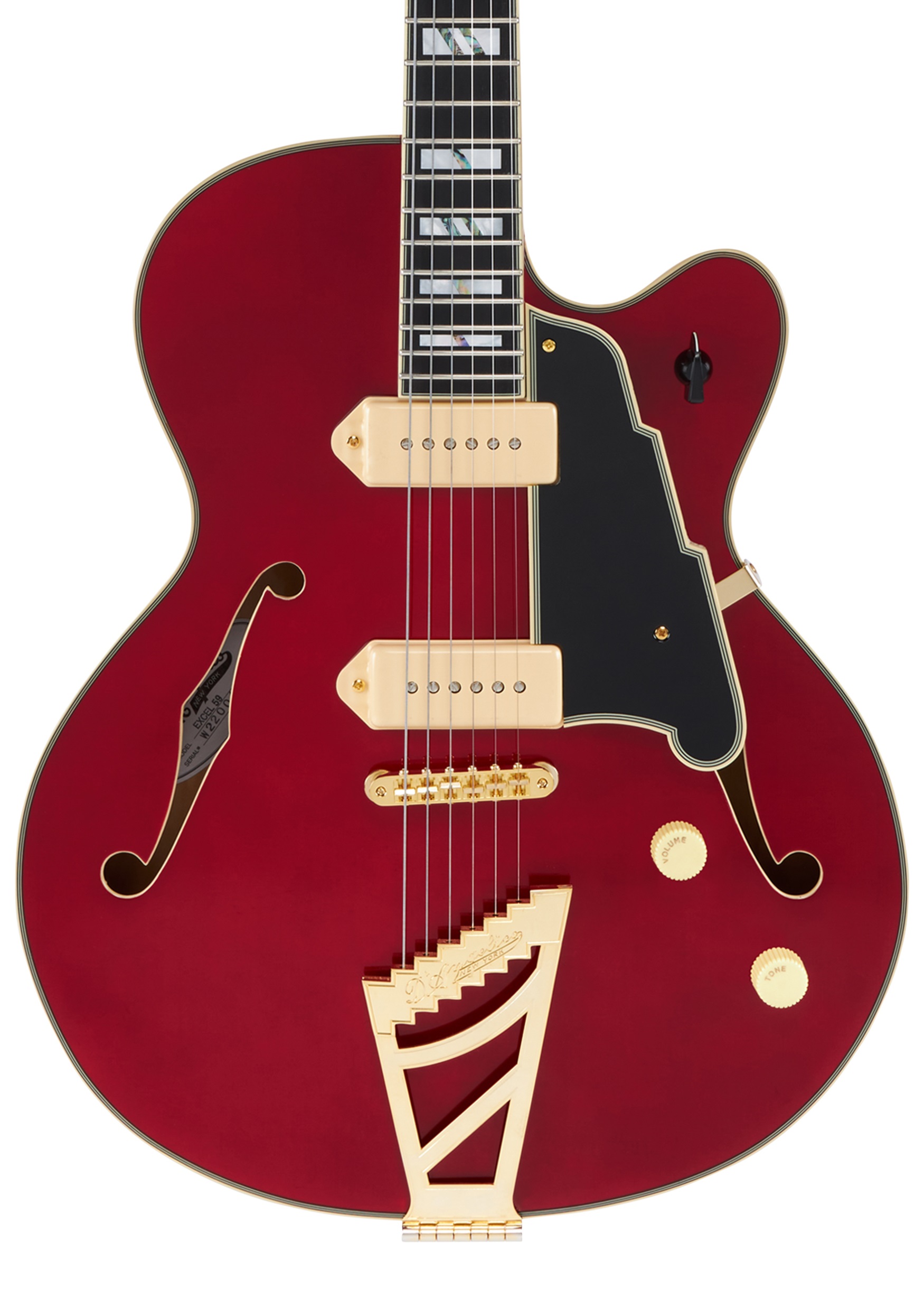 D'Angelico Excel 59 Trans Cherry (obrázek 3)