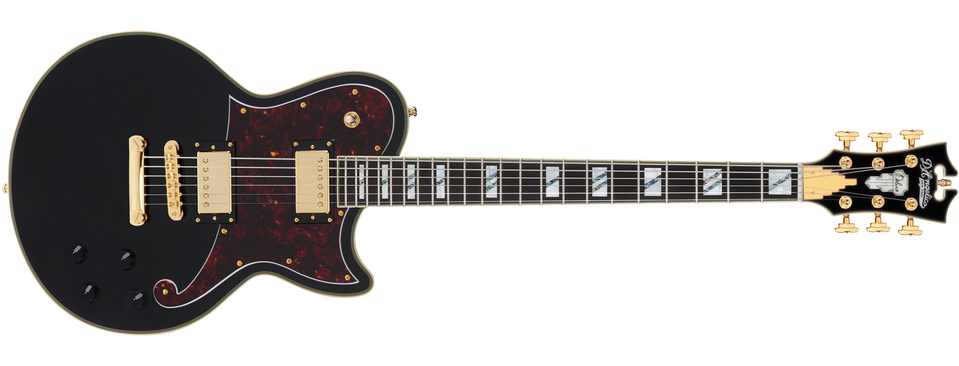 Levně D'Angelico Deluxe Atlantic Baritone Black