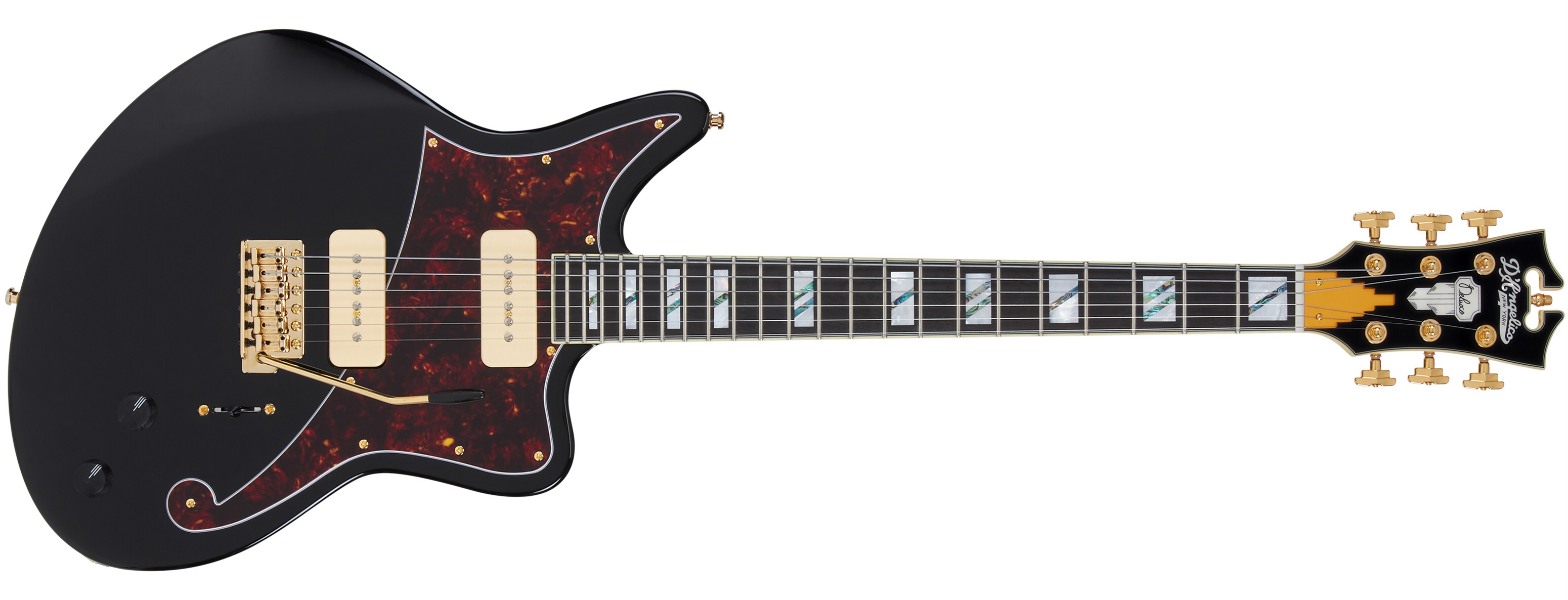 Levně D'Angelico Deluxe Bedford Black