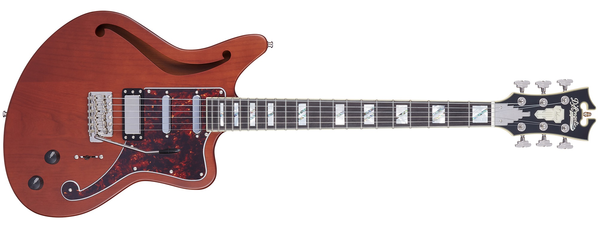 Levně D'Angelico Deluxe Bedford SH Matte Walnut