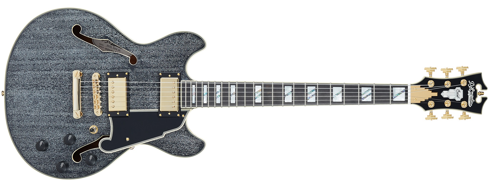 Levně D'Angelico Excel Mini DC Black Dog