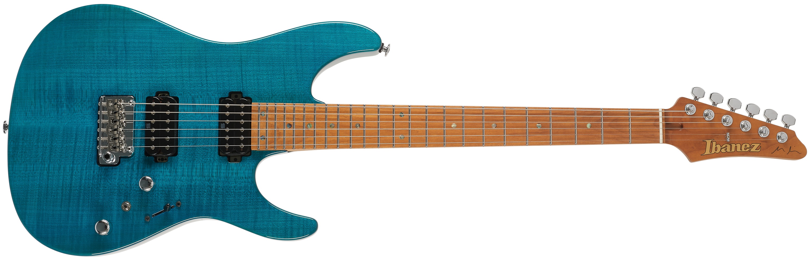 Levně Ibanez MM1 Transparent Aqua Blue