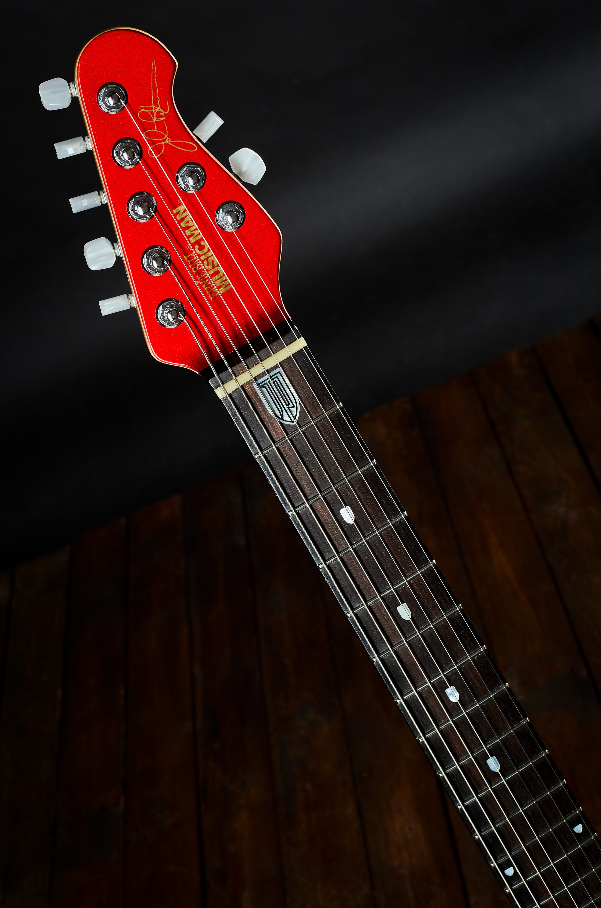 Music Man 2006 Petrucci Piezo JP7 Cardinal Red (obrázek 6)
