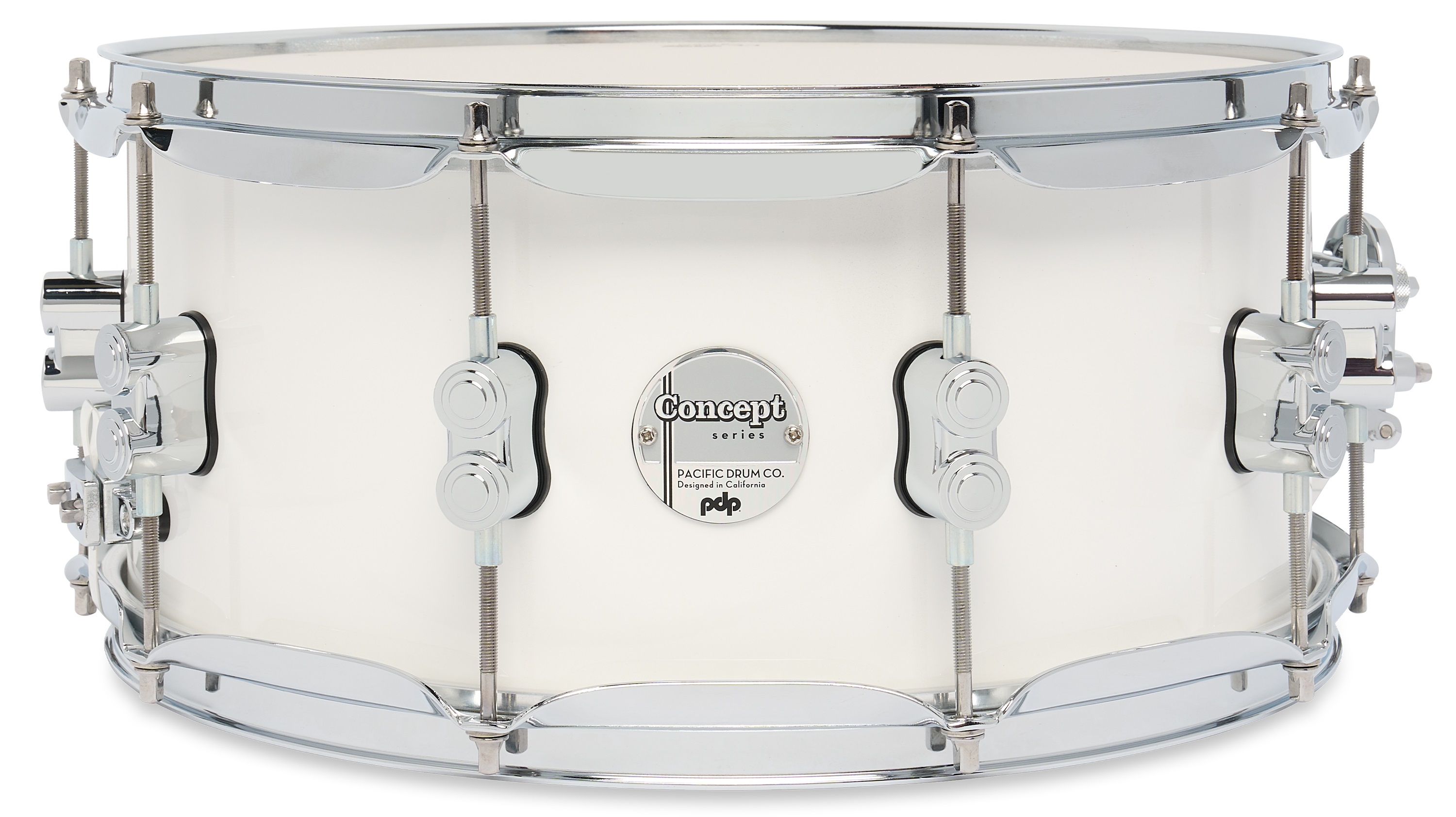 Levně PDP 14" x 6,5" Concept Maple Pearlescent White Lacquer