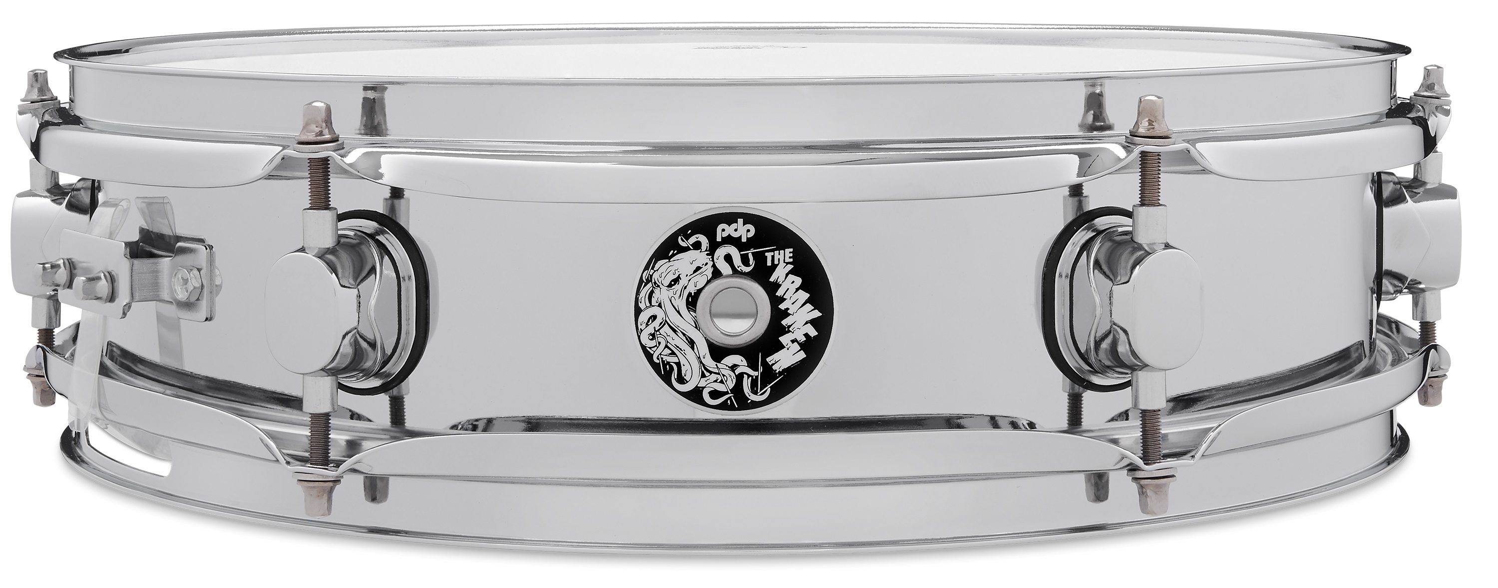Levně PDP 13" x 3,5" Kraken Chrome-over-Steel Piccolo Snare Drum