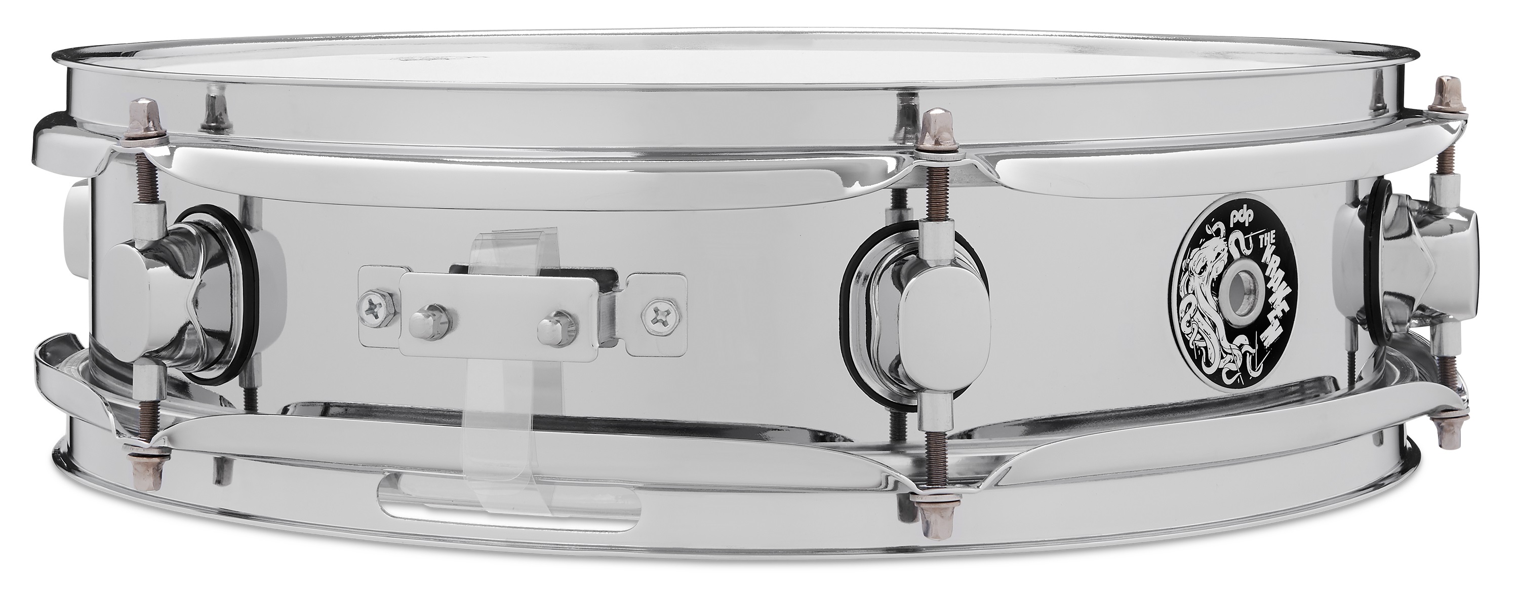 PDP 13" x 3,5" Kraken Chrome-over-Steel Piccolo Snare Drum (obrázek 3)