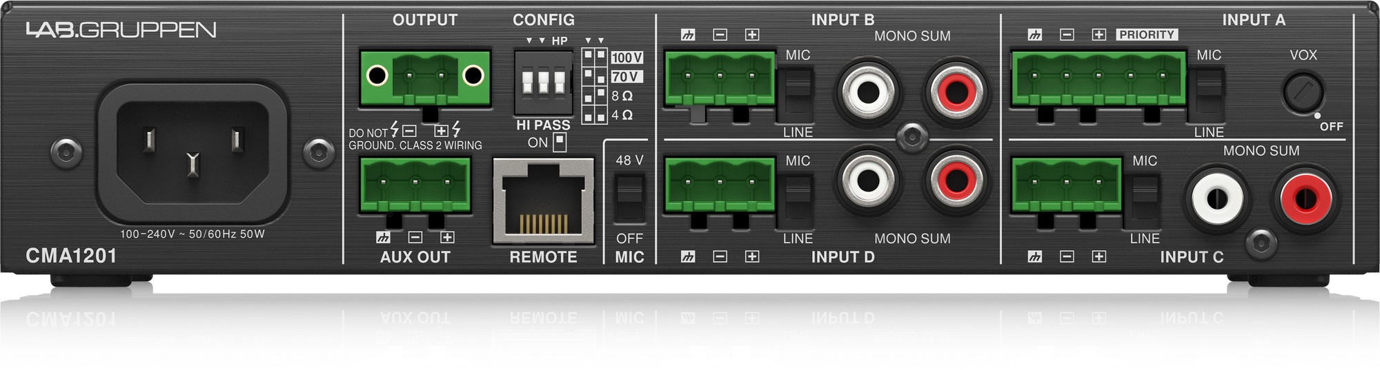 Lab Gruppen CMA1201 (obrázek 3)
