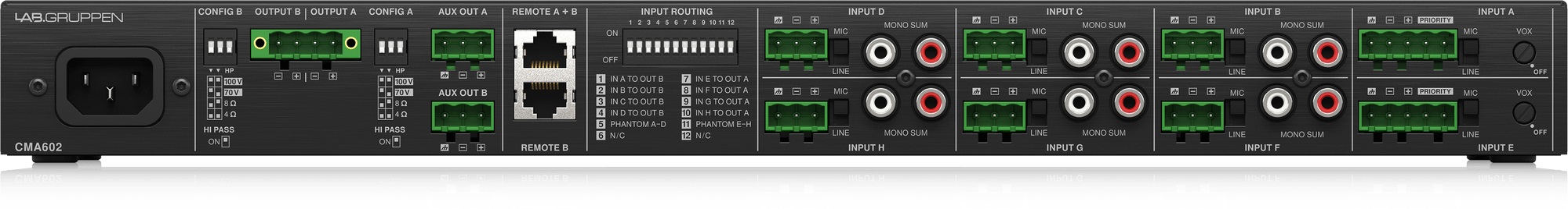 Lab Gruppen CMA602 (obrázek 3)