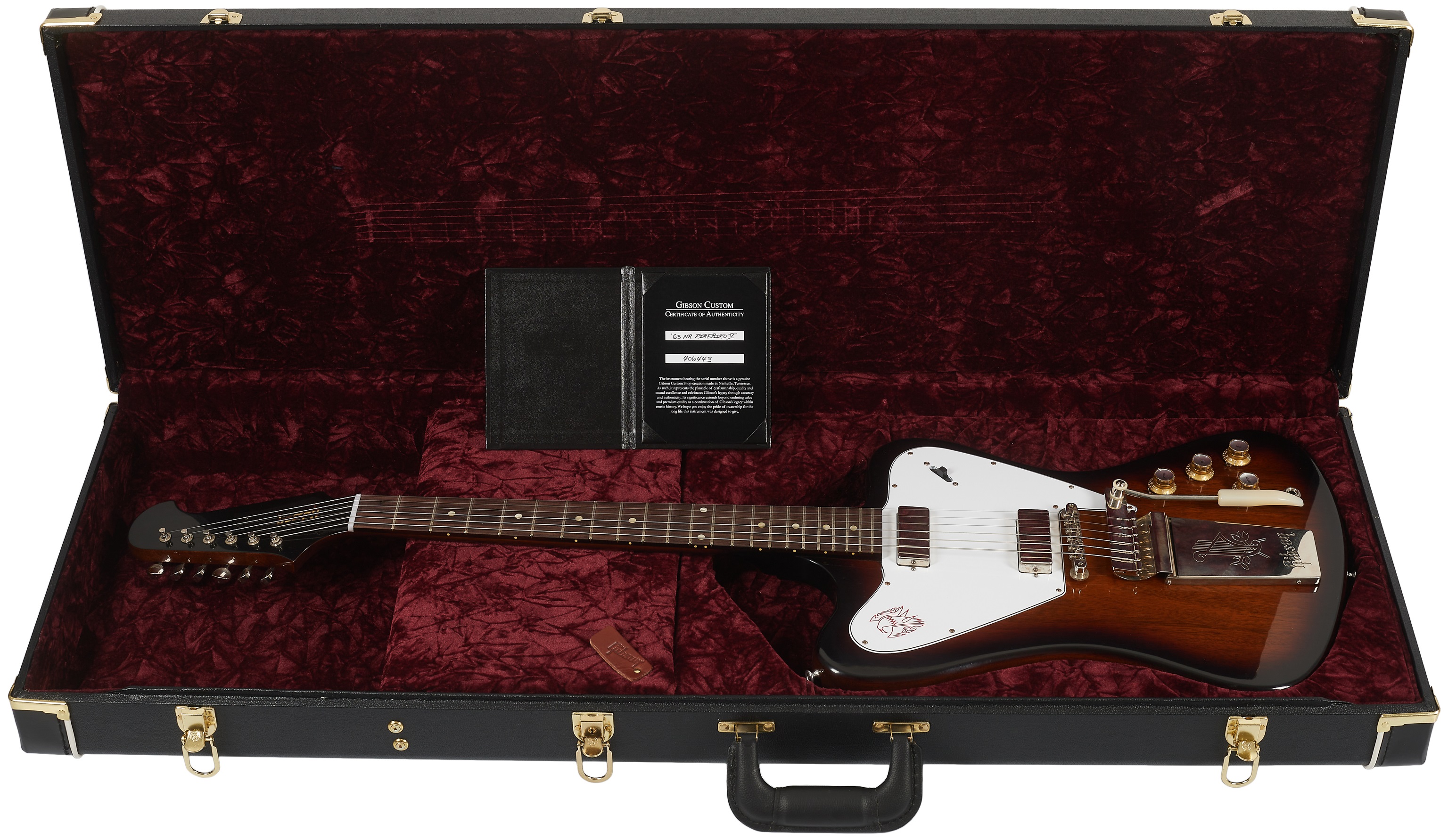 Gibson Custom 1965 Non-Reverse Firebird V w/ Maestro Vibrola VOS Vinta (obrázek 6)