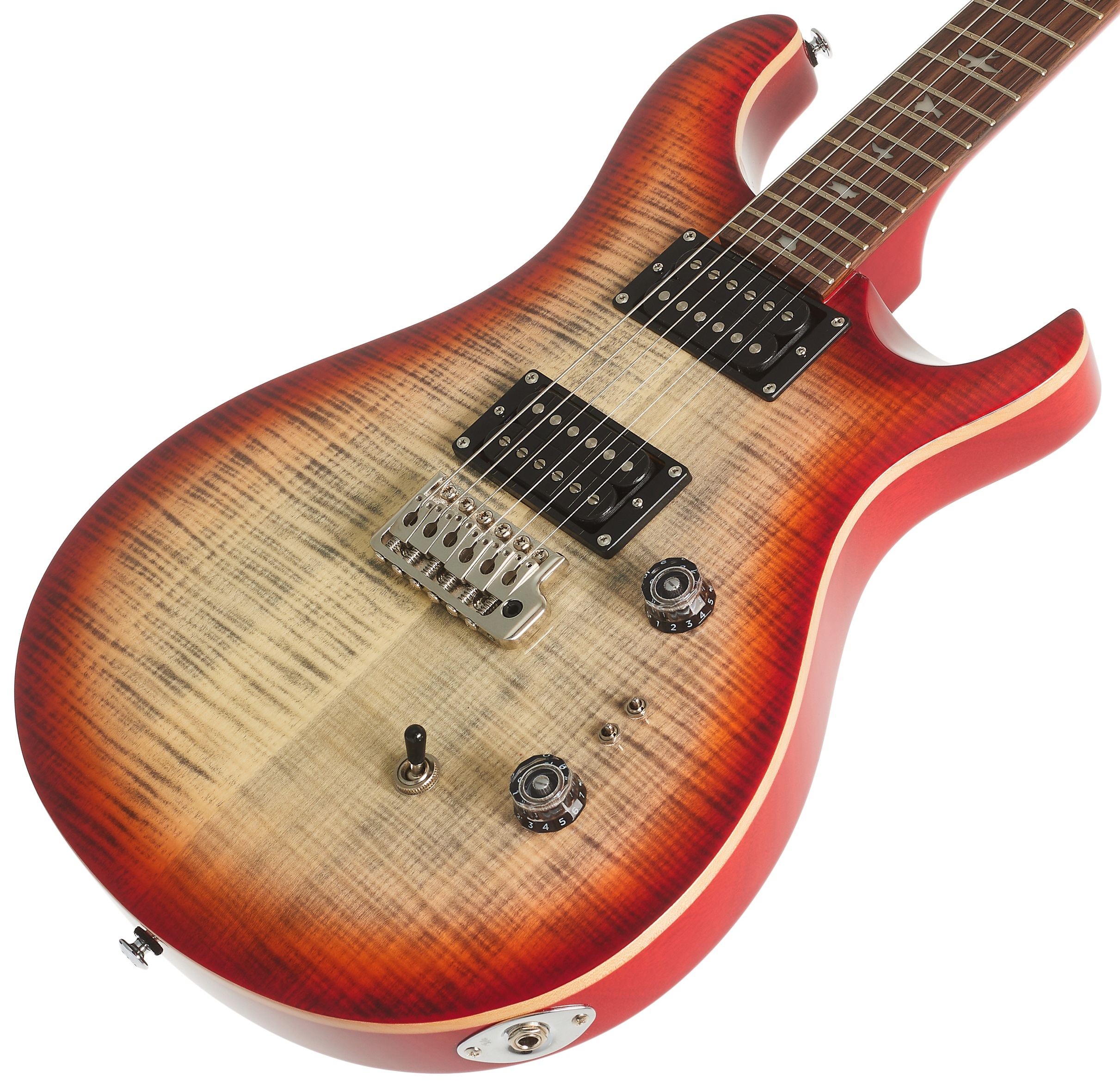 PRS SE Custom 24-08 Charcoal Cherry Burst (obrázek 3)
