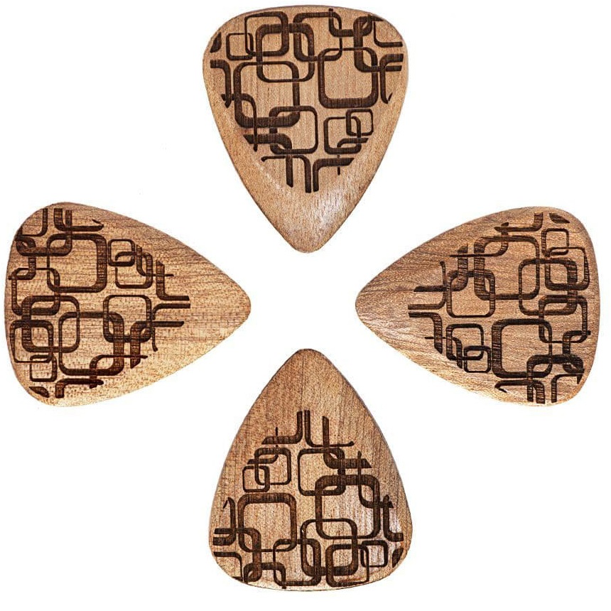 Levně Timber Tones Laser Tones Grip Art Deco 4-Pack