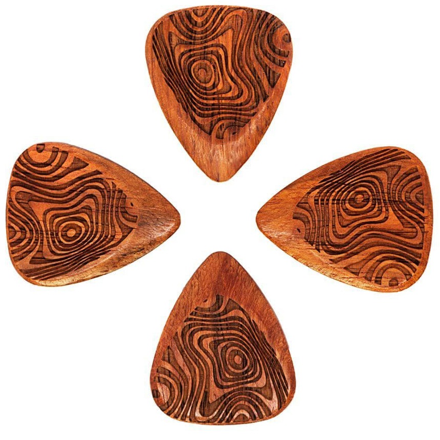 Levně Timber Tones Laser Tones Grip Thumb Print 4-Pack