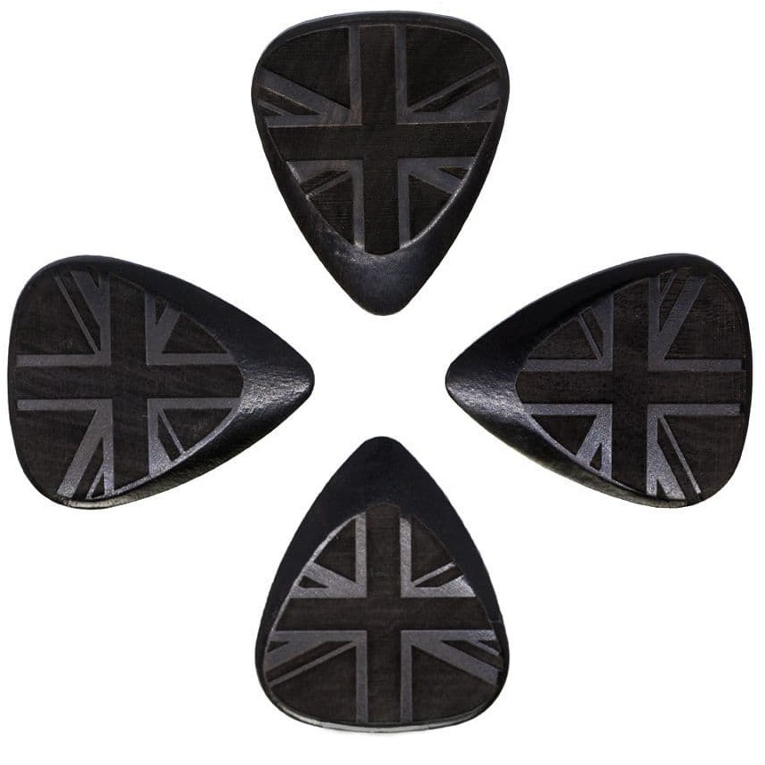 Levně Timber Tones Flag Tones Union Jack African Ebony 4-Pack