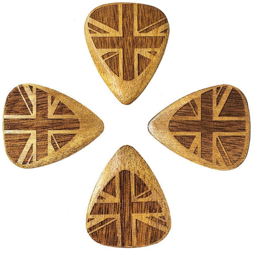 Levně Timber Tones Flag Tones Union Jack Rose Apple 4-Pack