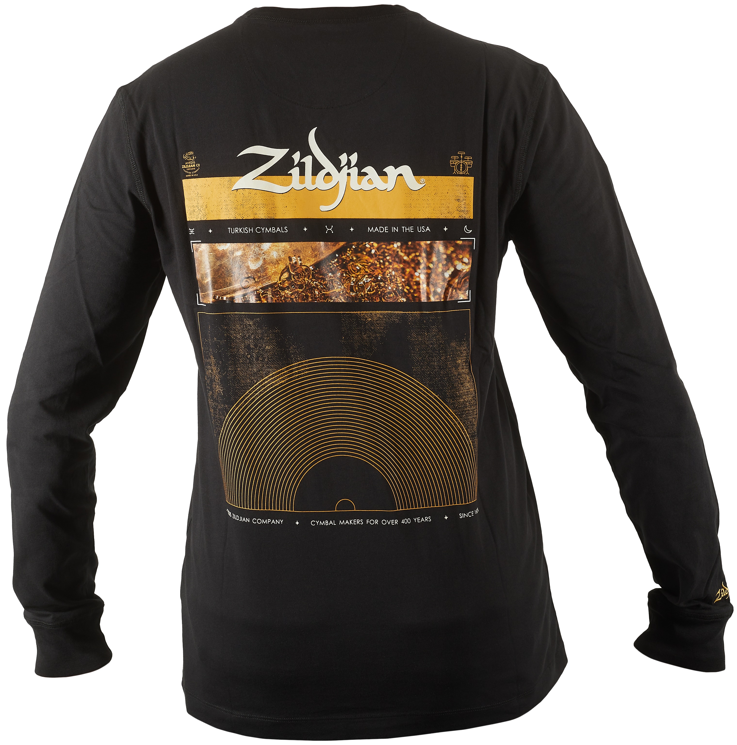 Zildjian Long Sleeve Black Tee S (obrázek 3)