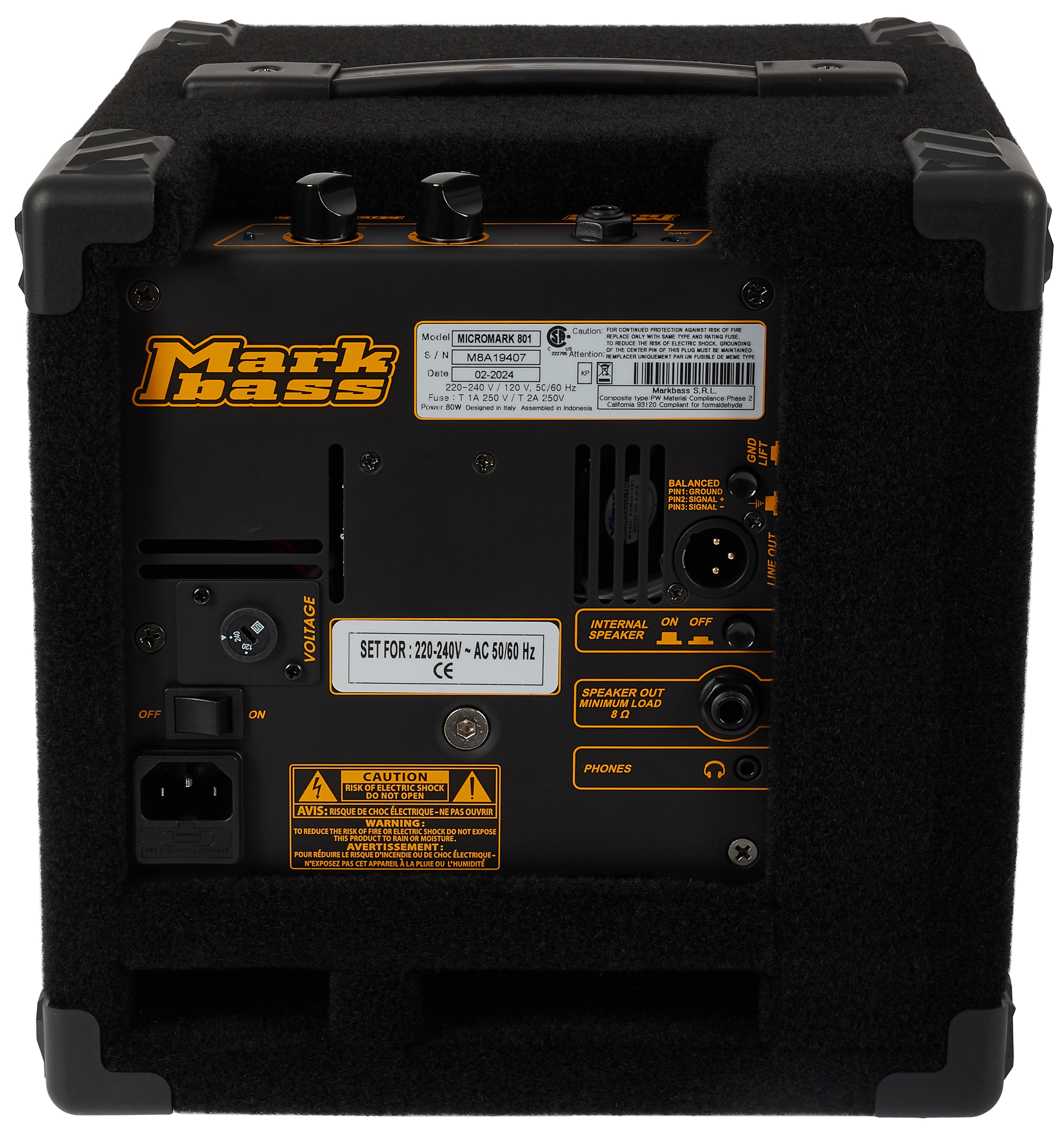 Markbass Micromark 801 (obrázek 4)