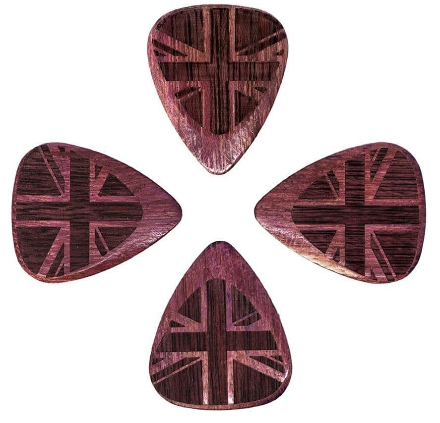 Levně Timber Tones Flag Tones Union Jack Purple Heart 4-Pack