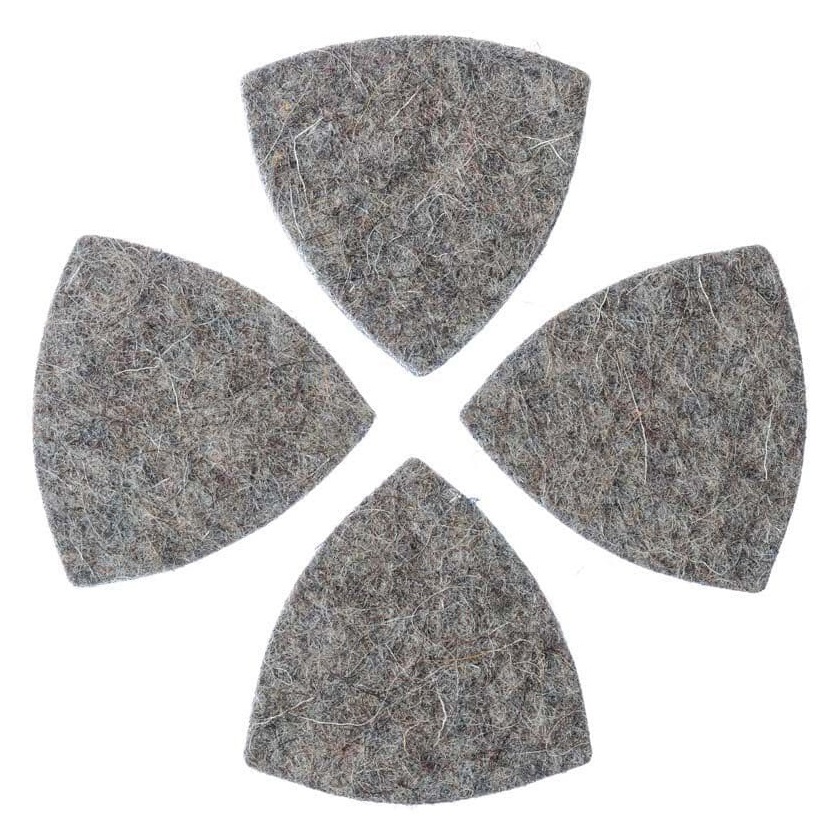 Levně Timber Tones Felt Tones Gypsy Grey Wool Felt 4-Pack