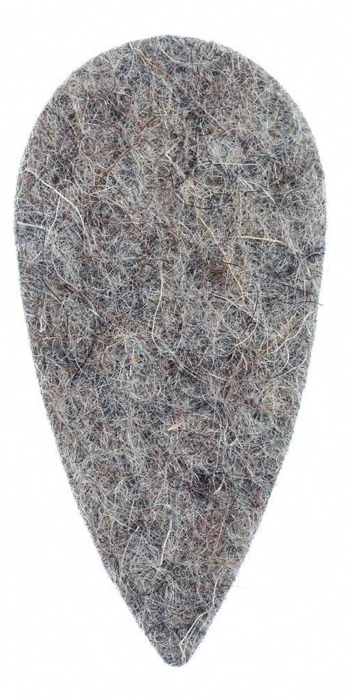 Levně Timber Tones Felt Tones Teardrop Grey Wool Felt