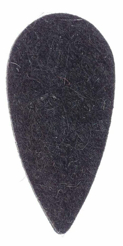 Levně Timber Tones Felt Tones Teardrop Black Wool Felt