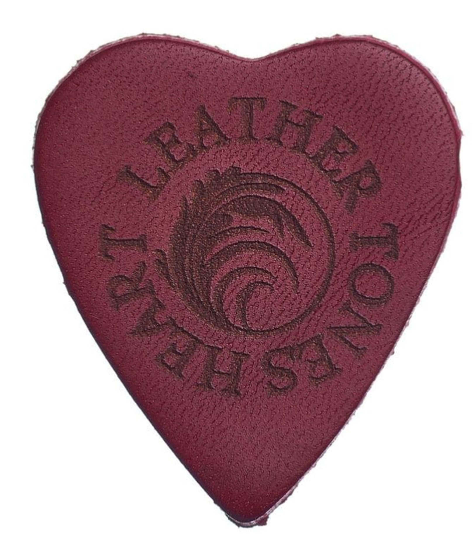 Levně Timber Tones Leather Tones Heart Cognac Leather