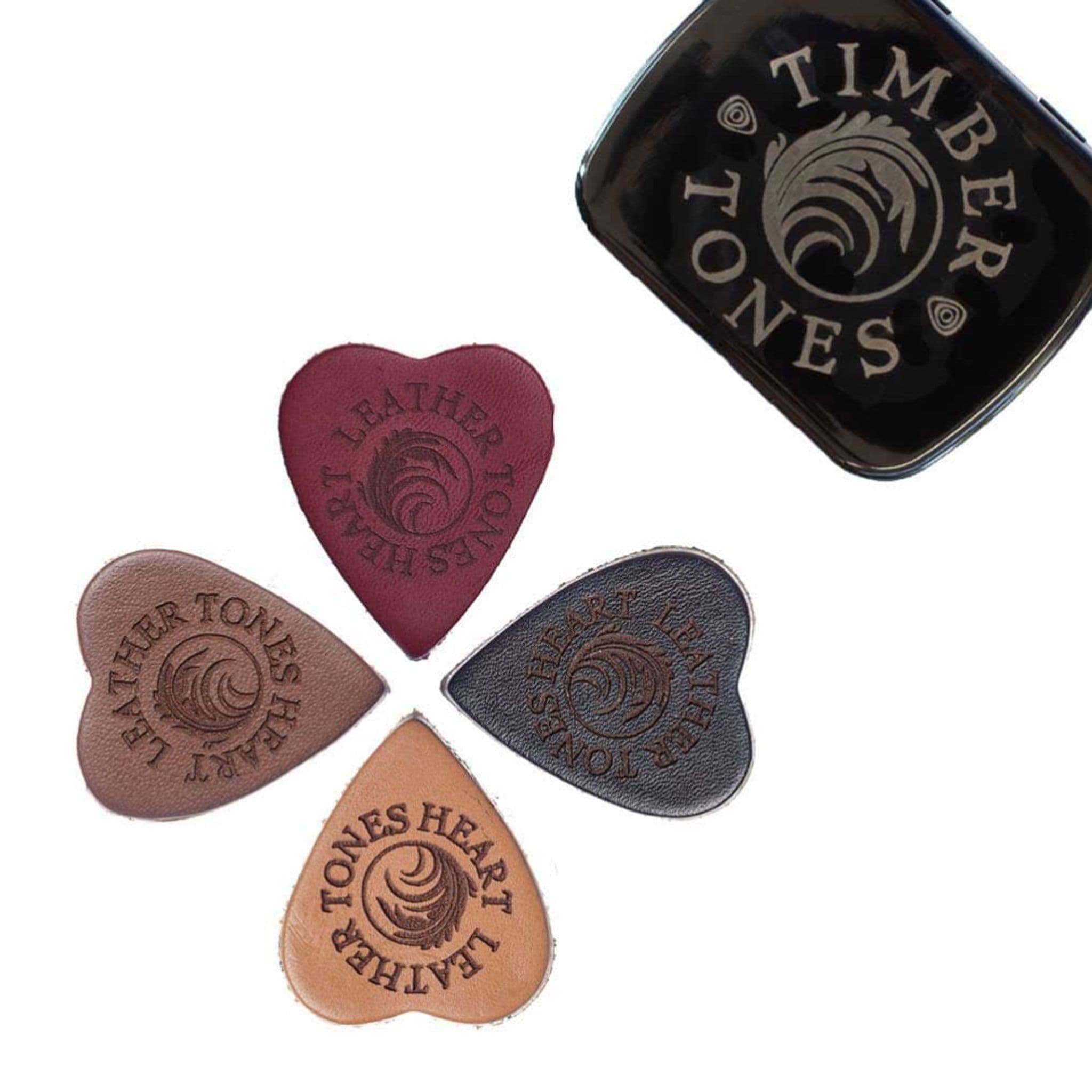 Levně Timber Tones Leather Tones Heart Mixed 4-Pack Tin