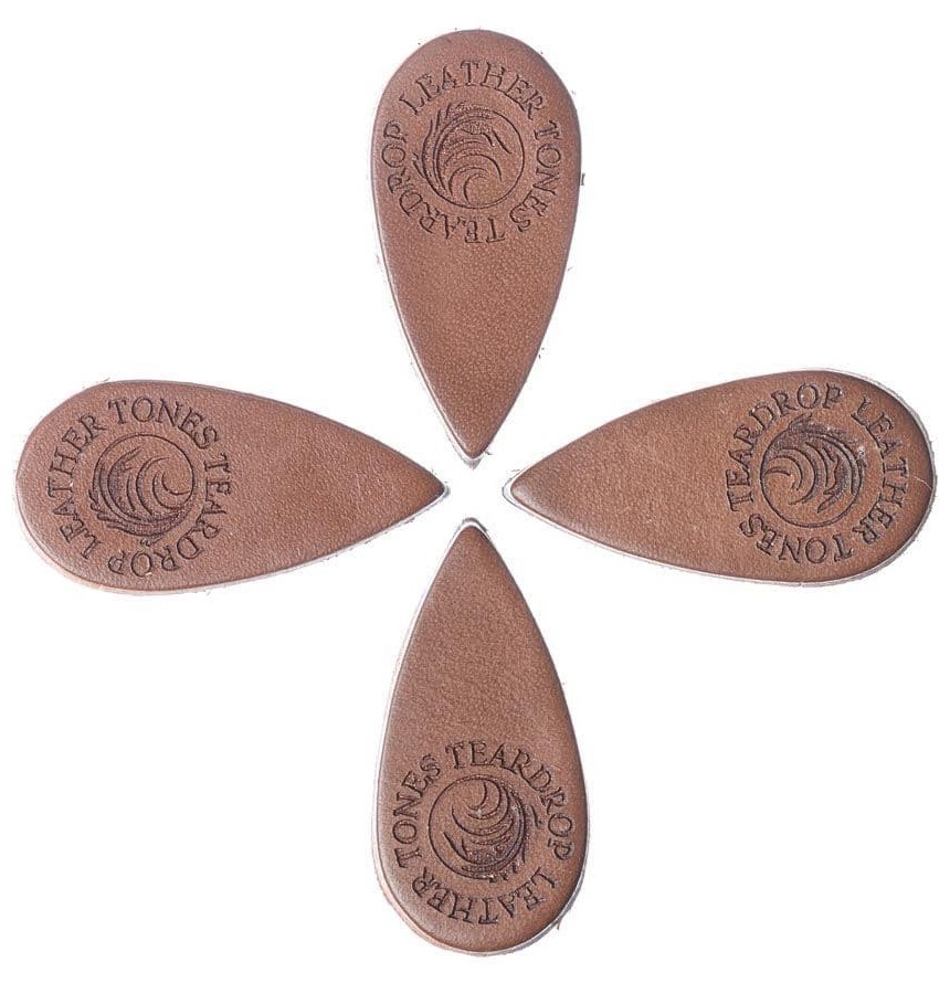 Levně Timber Tones Leather Tones Teardrop Whisky Leather 4-Pack