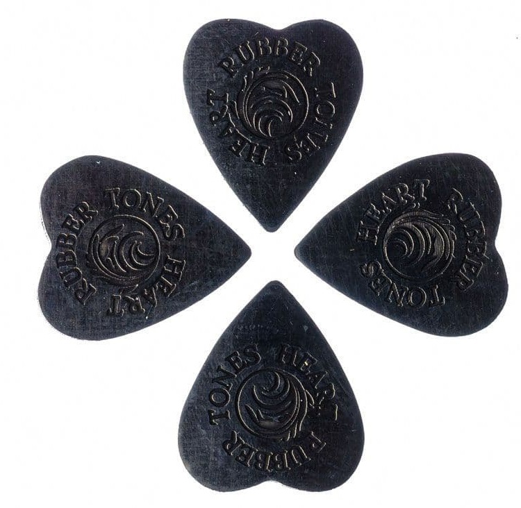 Levně Timber Tones Rubber Tones Heart Black Nitrile 4-Pack