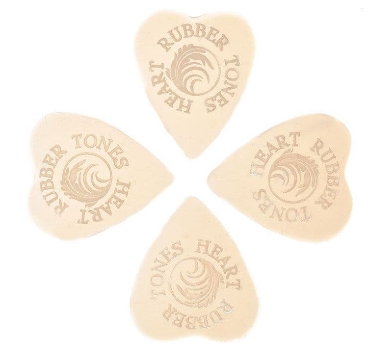 Levně Timber Tones Rubber Tones Heart Clear Silicon 4-Pack