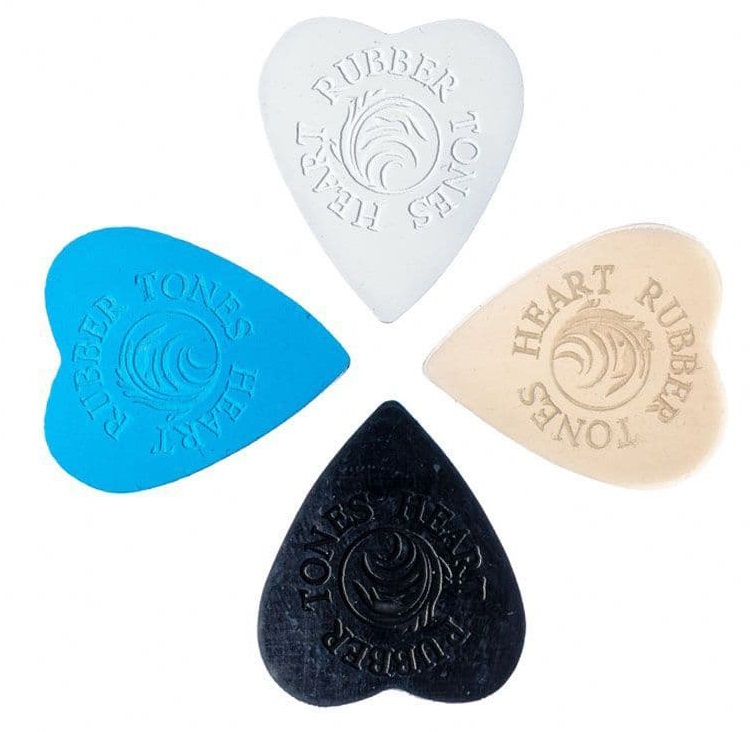 Levně Timber Tones Rubber Tones Heart Mixed 4-Pack