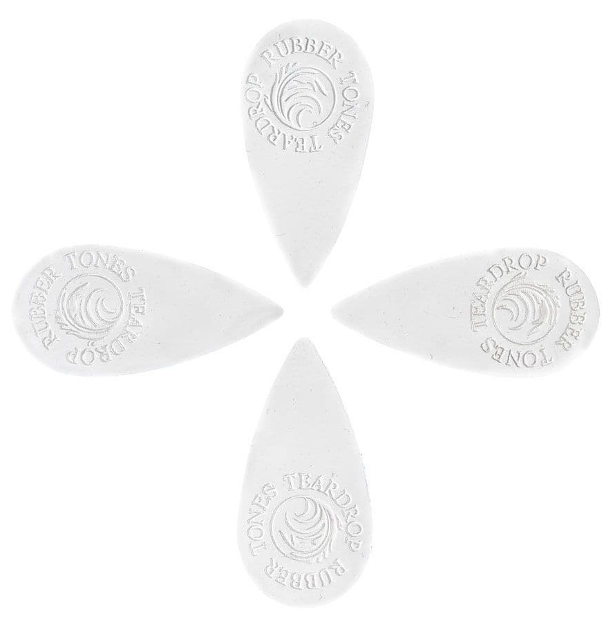 Levně Timber Tones Rubber Tones Teardrop White Silicon 4-Pack