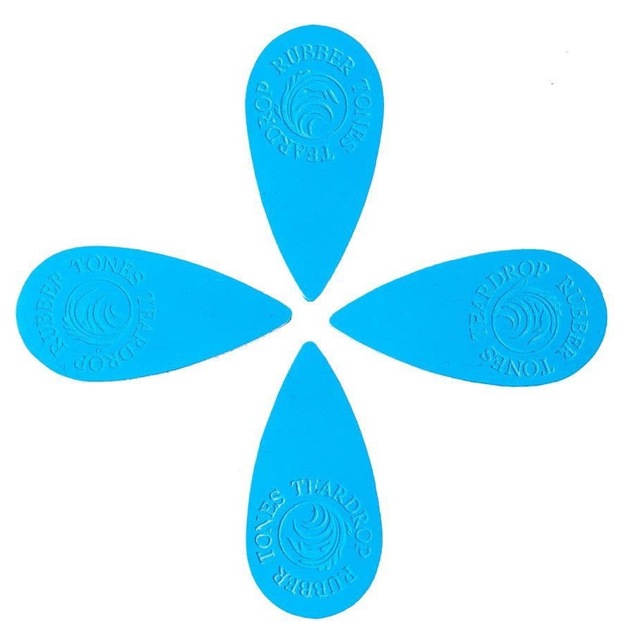 Levně Timber Tones Rubber Tones Teardrop Blue Silicon 4-Pack