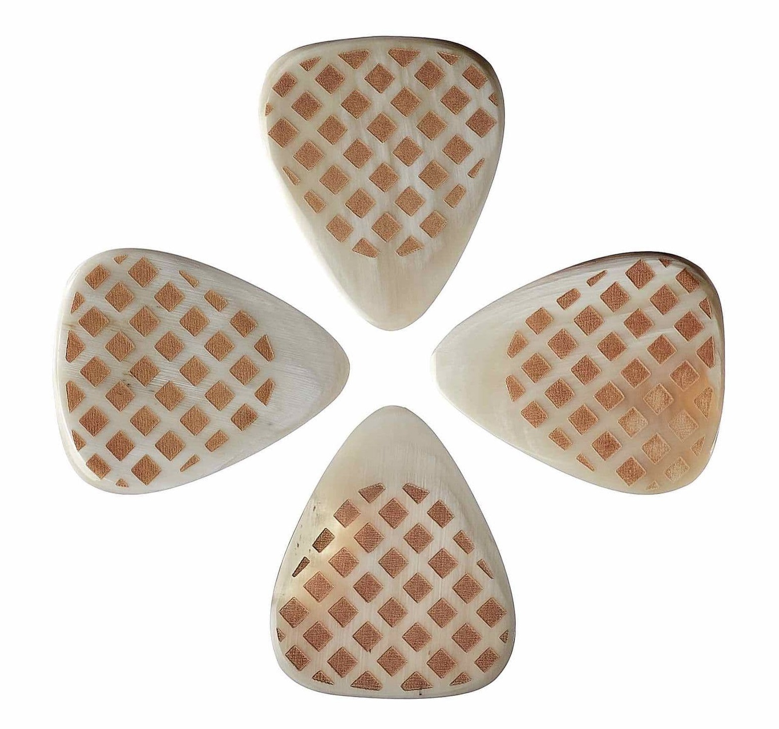 Levně Timber Tones Grip Tones White Horn 4-Pack