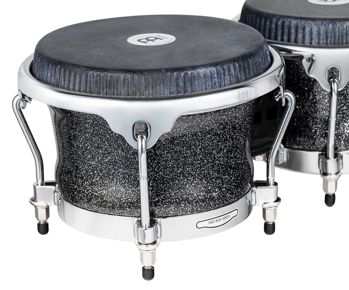 Meinl Artist Series Bongo Diego Galé, REMO® Black Calfskin Skyndeep He (obrázek 3)