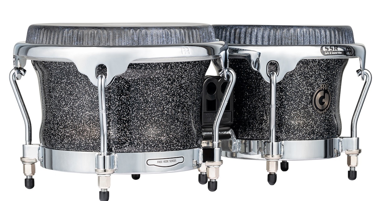 Meinl Artist Series Bongo Diego Galé, REMO® Black Calfskin Skyndeep He (obrázek 4)