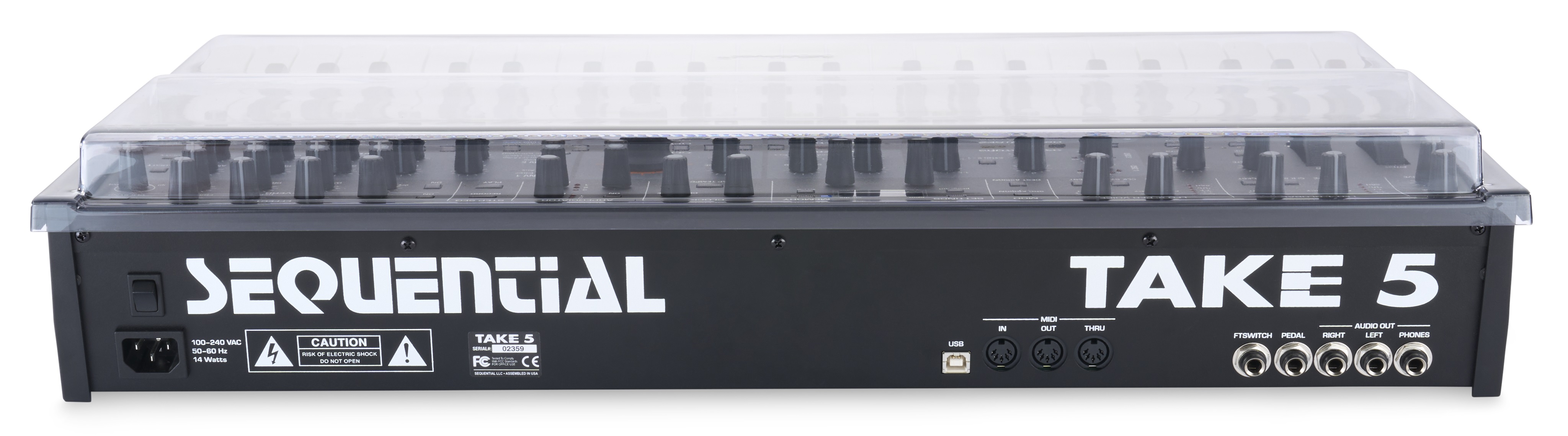 Decksaver SEQUENTIAL TAKE 5 & OBERHEIM TEO-5 COVER (SOFT-FIT) (obrázek 3)