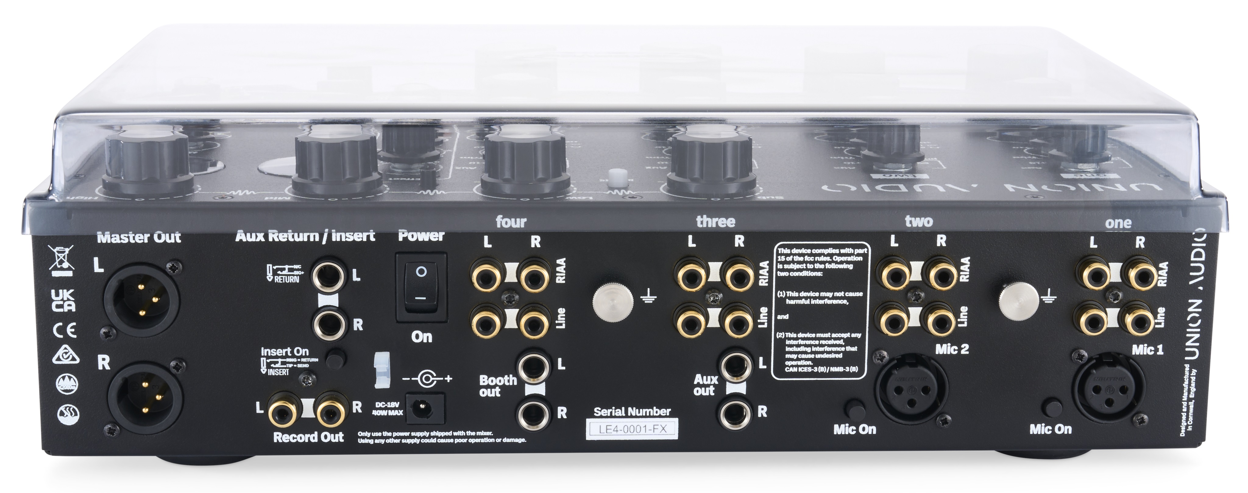 Decksaver UNION AUDIO ORBIT.4 LE & ORBIT.4 LE FX COVER (obrázek 3)