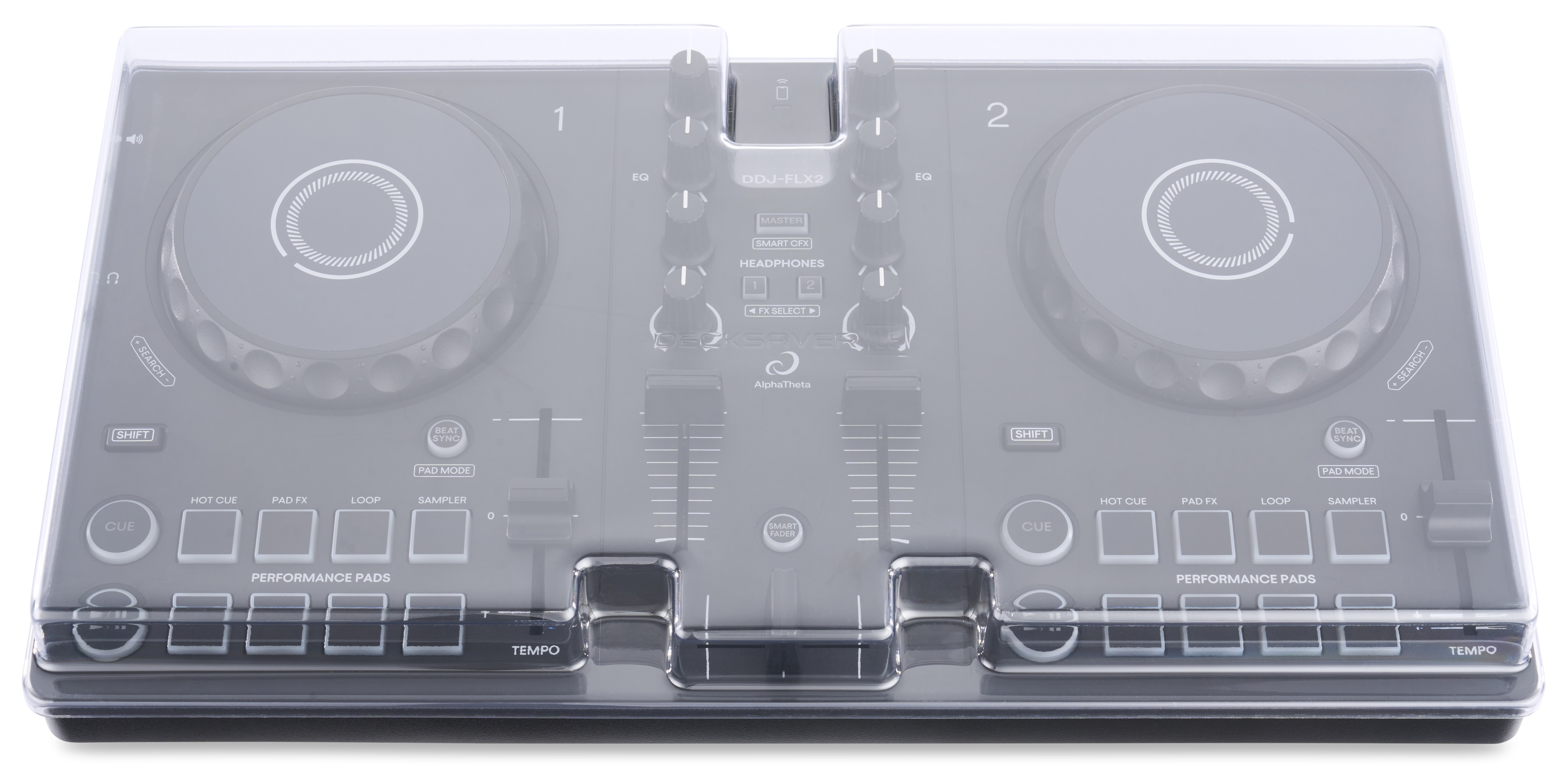 Levně Decksaver LE ALPHATHETA DDJ-FLX2 COVER (LIGHT EDITION)