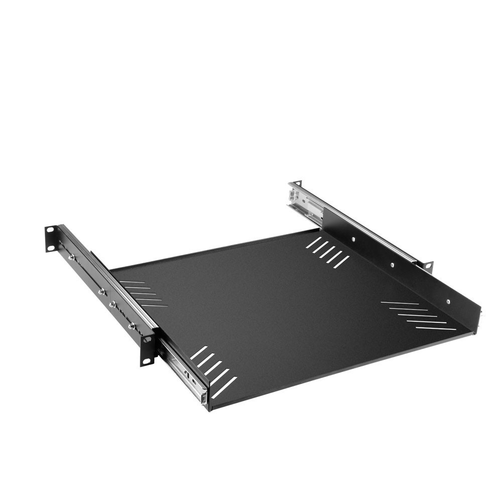 Levně Adam Hall 19" Rack Tray 1U with pull-out rails