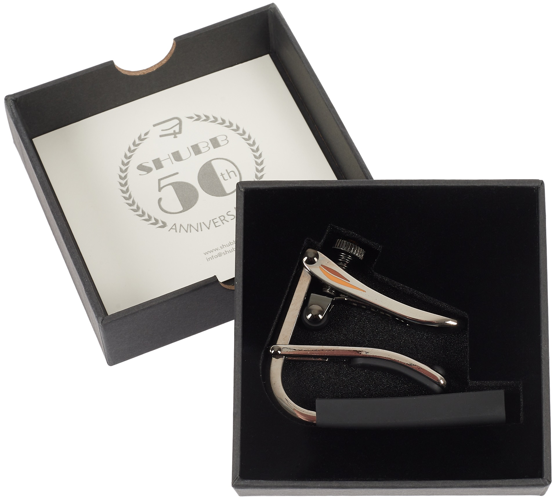 Shubb 50th Anniversary Rosette Capo Steel String (obrázek 6)