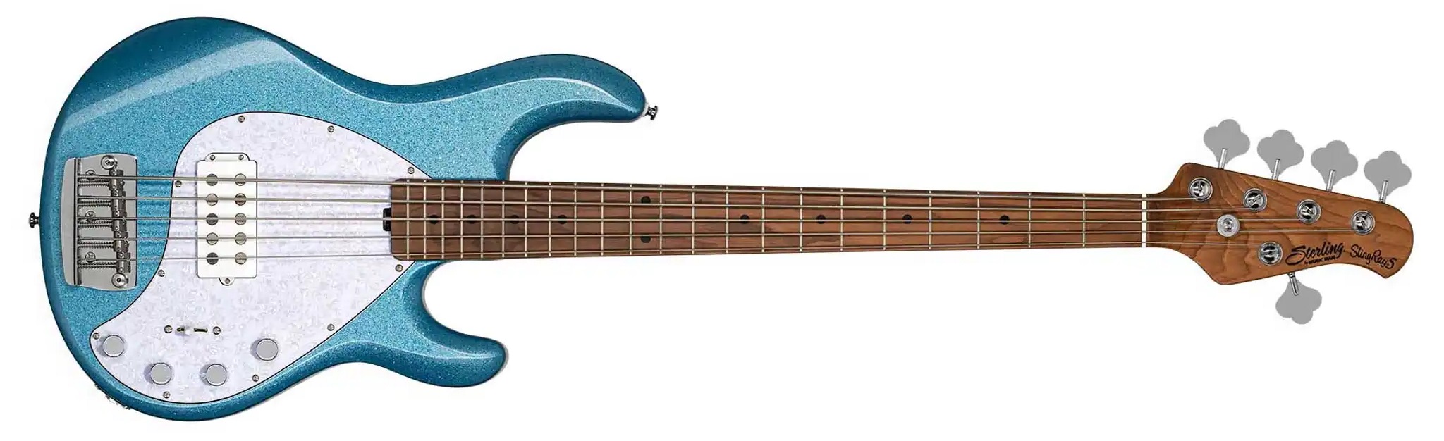Levně Sterling by Music Man Ray 5 Blue Sparkle
