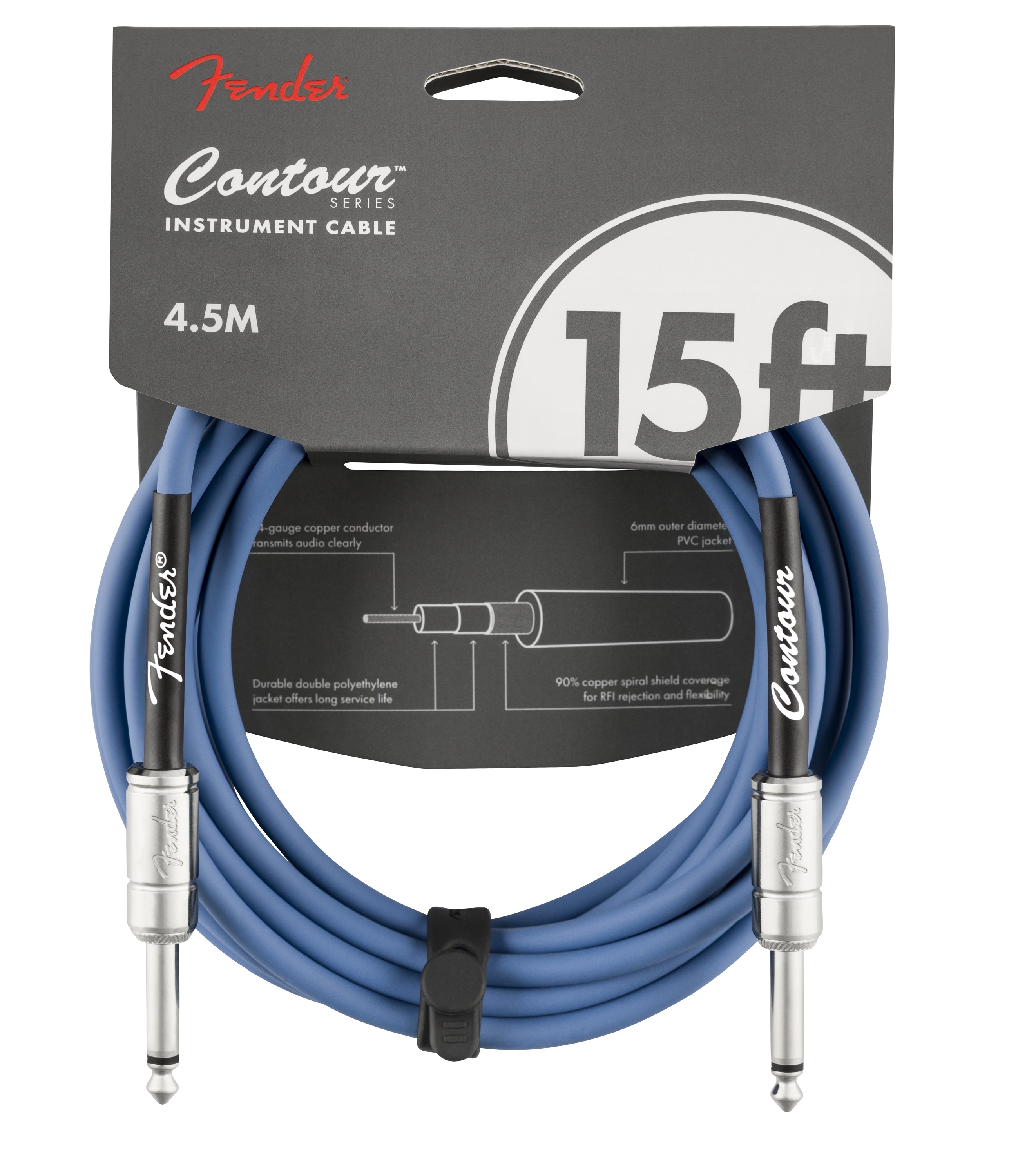 Levně Fender Contour 15' Cable LPB