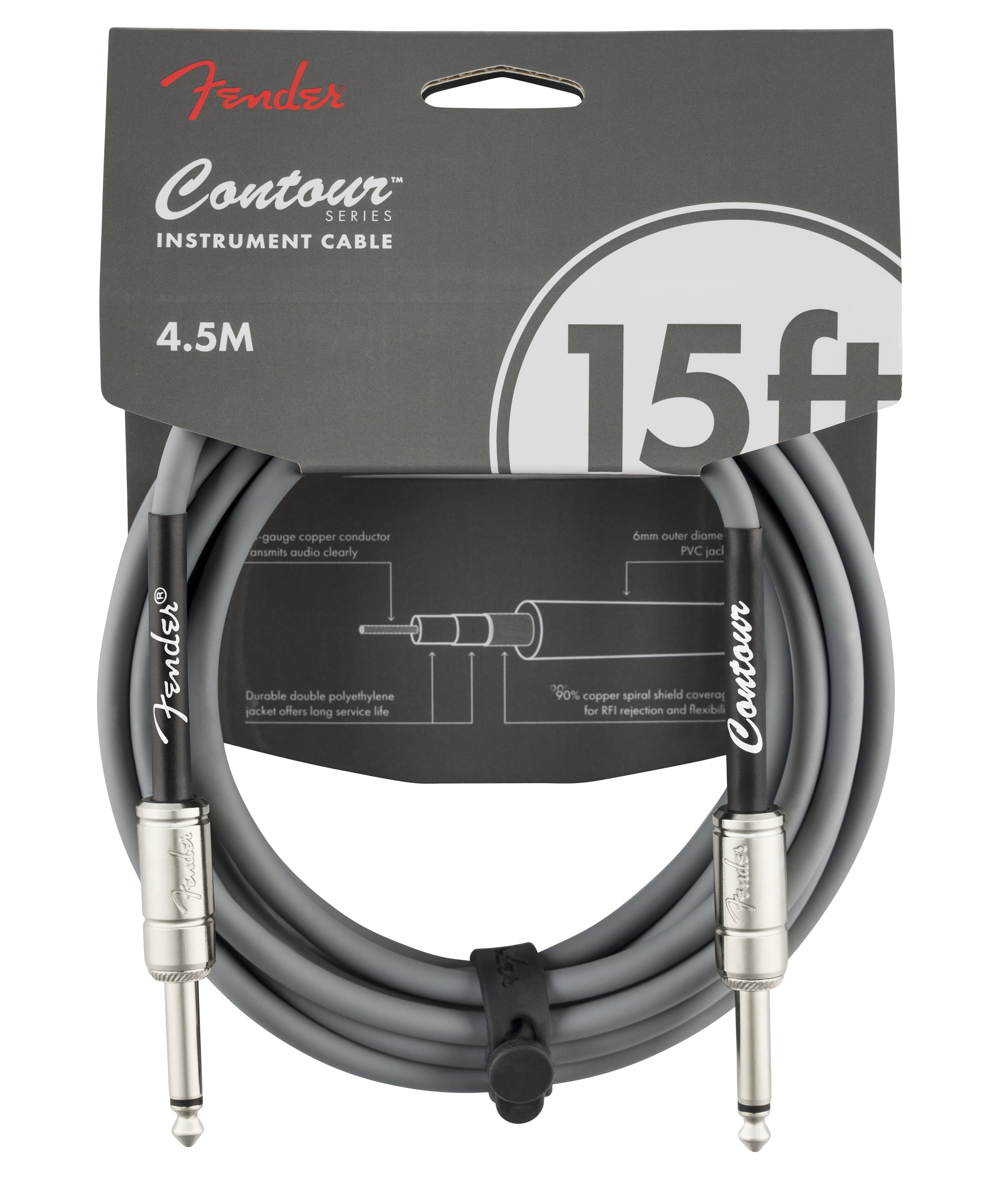 Levně Fender Contour 15' Cable INS
