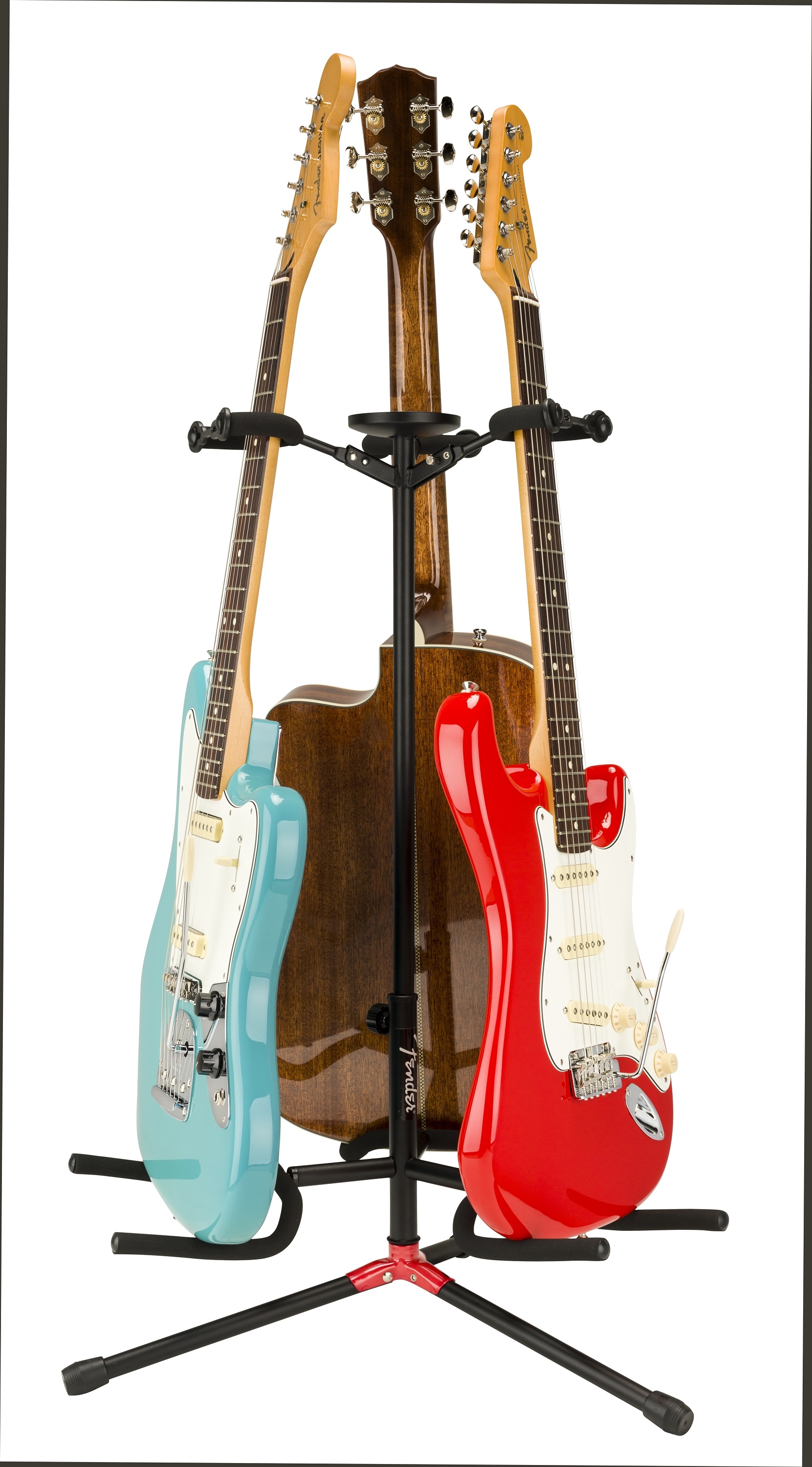 Fender Adjustable Triple Cradle Guitar Stand (obrázek 7)