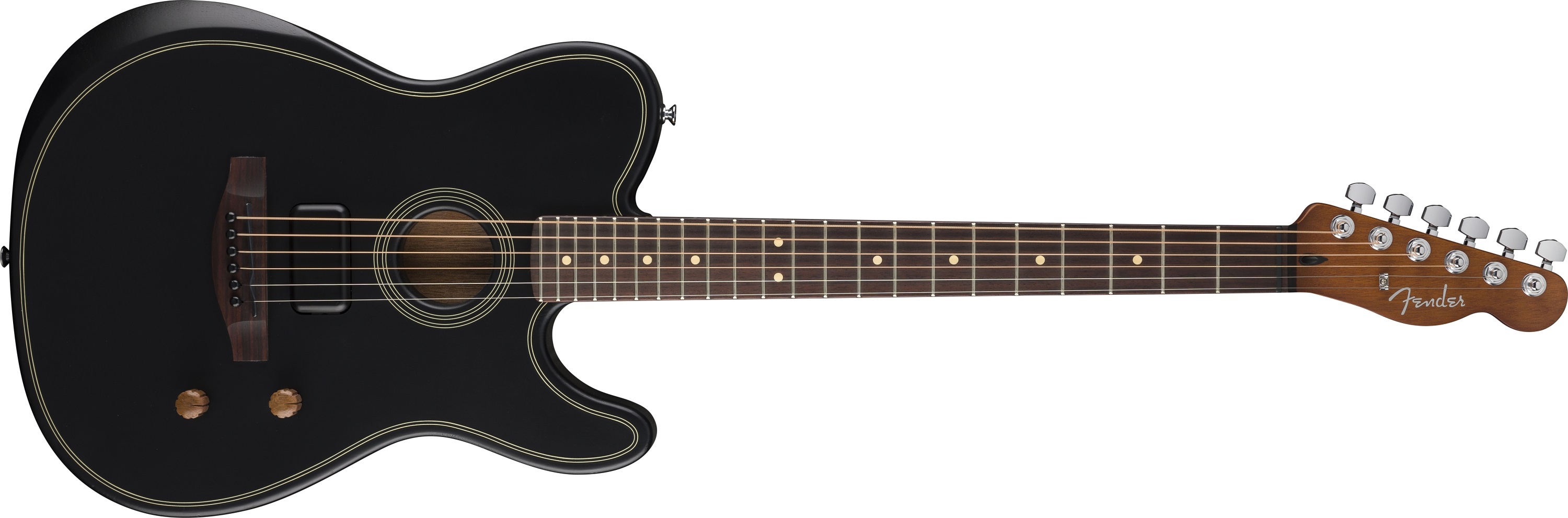Levně Fender Acoustasonic Standard Telecaster BLK