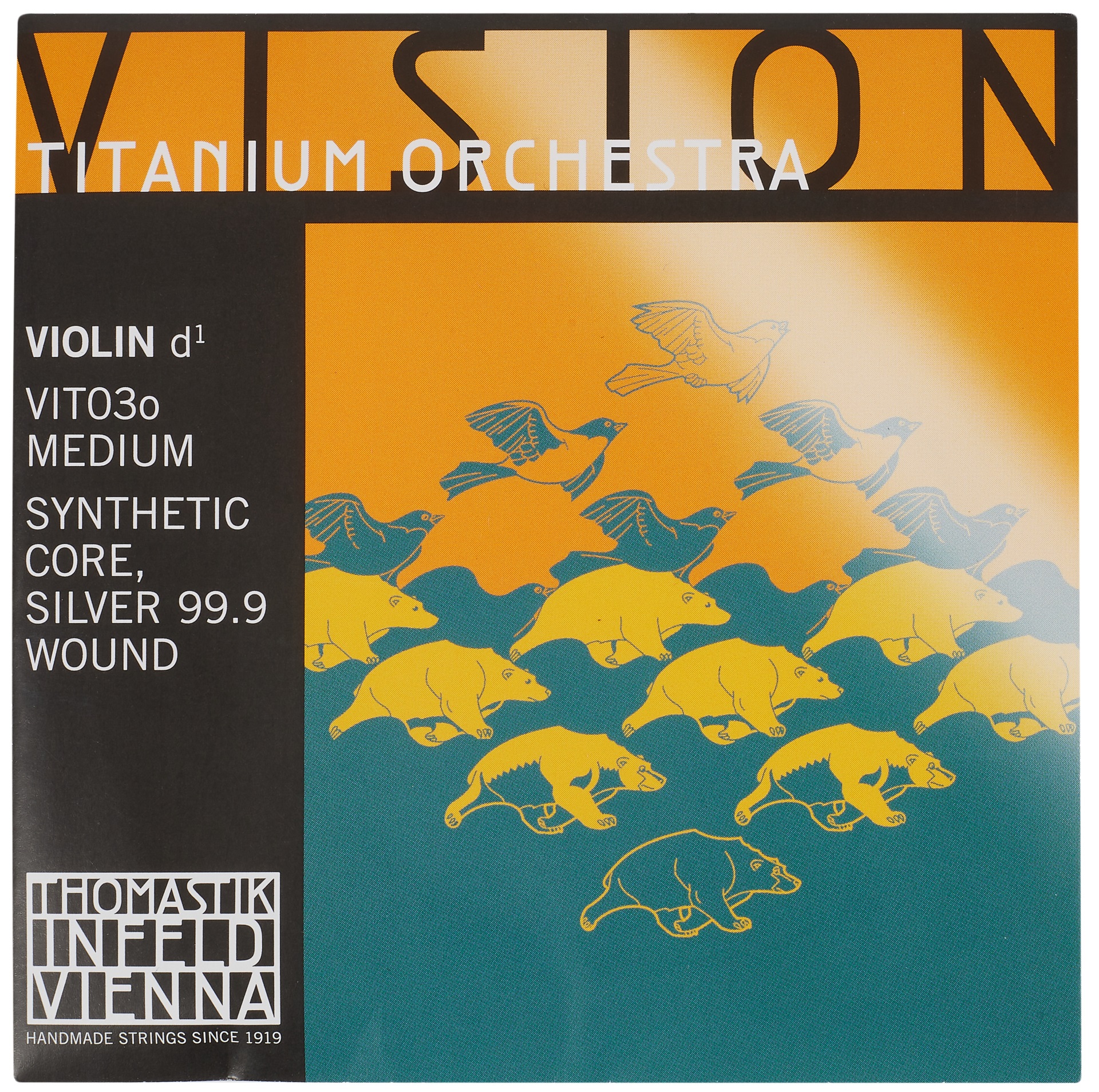 Thomastik Vision Titanium Orchestra - D Vln (VIT03o)