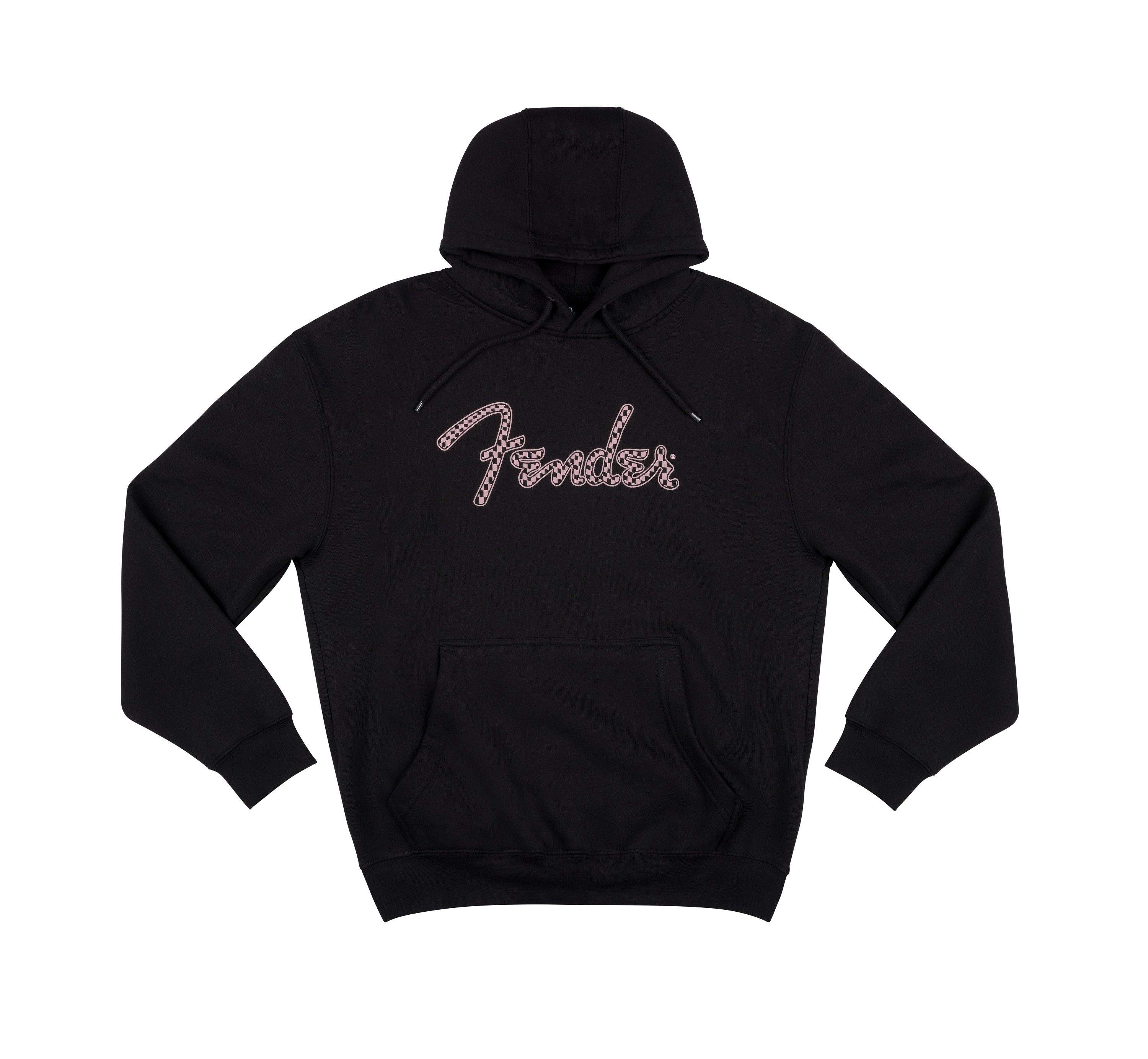 Levně Fender Spaghetti Logo Wavy Checker Hoodie Pink L