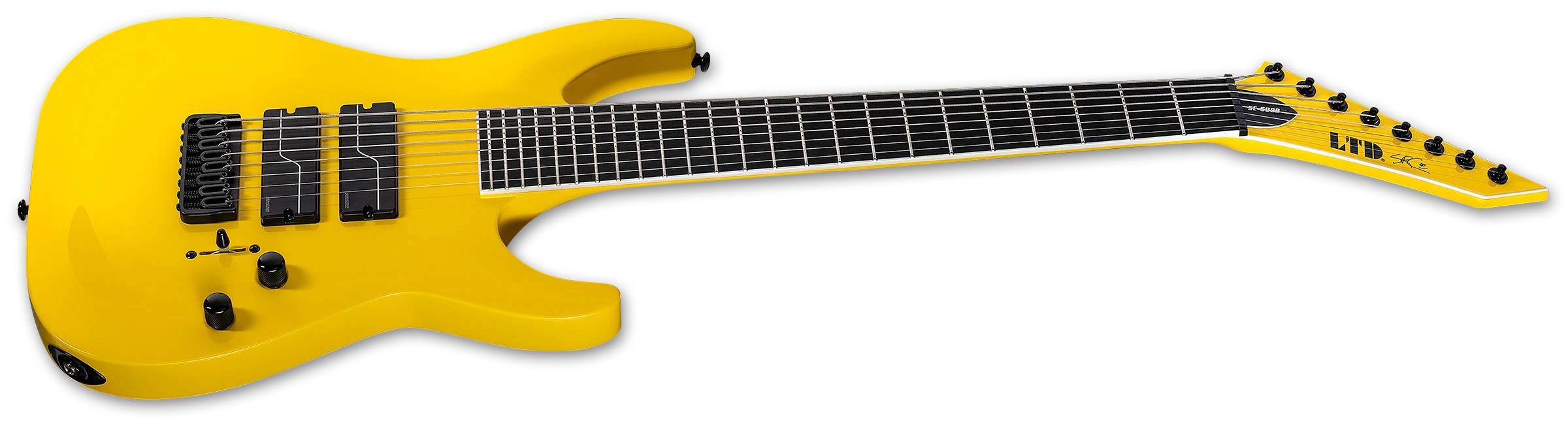ESP LTD Stephen Carpenter SC-608 Baritone Yellow (rozbalené) (obrázek 3)