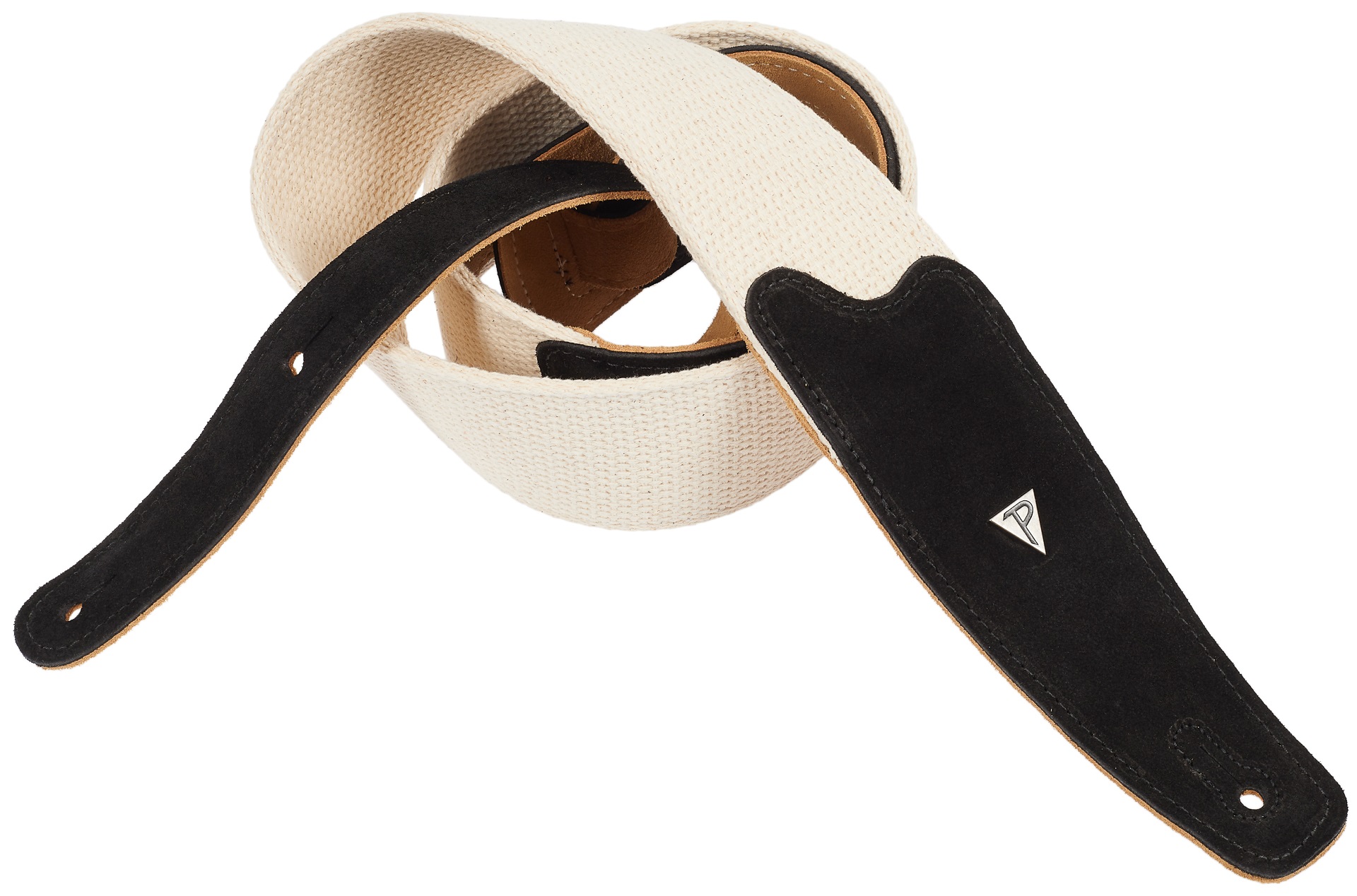 Perri's Leathers 7679 2.5” Doubled Cotton Webbing with Suede Ends Blac (obrázek 3)