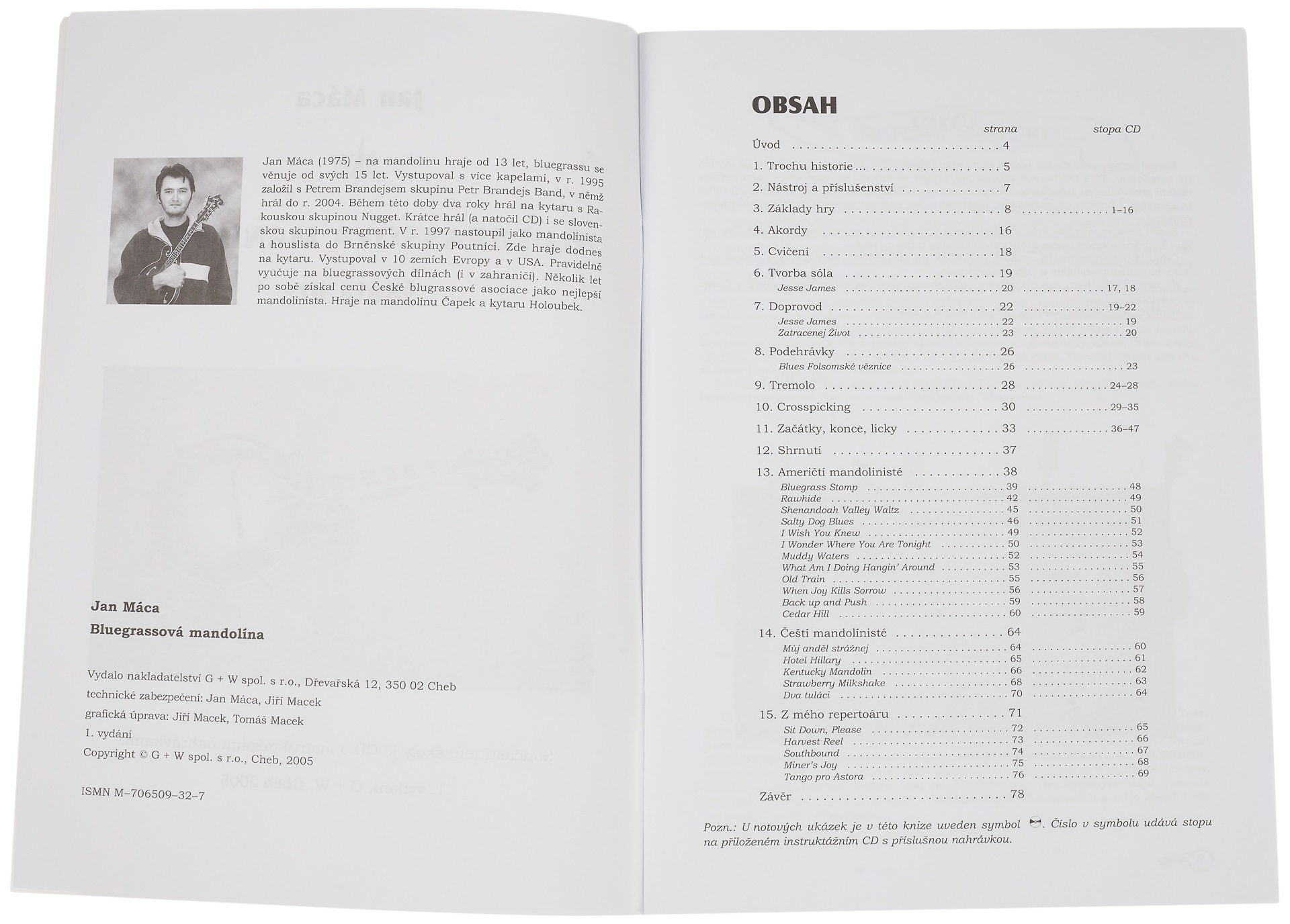 KN Škola bluegrassová mandolína - škola hry - Jan Máca (obrázek 3)
